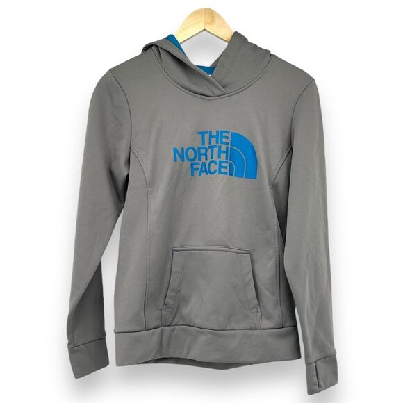 North Face Hoodie Womens Small Gray Hooded Sweatshirt - Picture 1 of 4